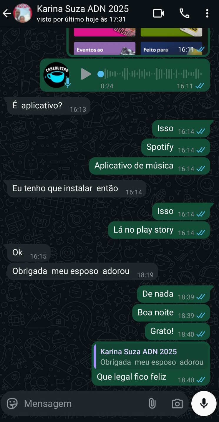 Karina Depoimento